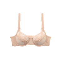 ราคา BSC Lingerie ชุดชั้นในผู้หญิง ลูกไม้ซีทรู มีโครง BB1453BE สีเบจ 32B (MKP1709841)