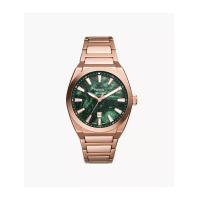 ราคา FOSSIL นาฬิกาข้อมือผู้ชาย FS6074,สาย Stainless Steel, สีโรสโกลด์ (MKP1854730)