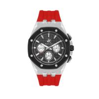 ราคา BEVERLY HILLS POLO CLUB นาฬิกาข้อมือผู้ชาย รุ่น BP3624X.358,สาย Silicone, สีแดง (MKP1791923)