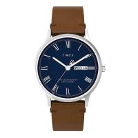 ราคา Timex นาฬิกาข้อมือผู้ชาย Waterbury รุ่น TW2W14900 สายหนัง สีน้ำตาล (MKP1605657)