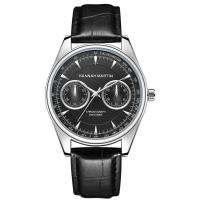 ราคา HANNAH MARTIN UnisexWatch นาฬิกาข้อมือ นาฬิกาสุดหรู รุ่น Fashion HM-KY12-BK/S สีดำ (MKP1350454)