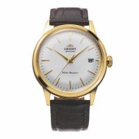 ราคา ORIENT นาฬิกาข้อมือผู้ชาย Classic Mechanical สายหนัง รุ่น RA-AC0M01S สีขาว (MKP1317068)