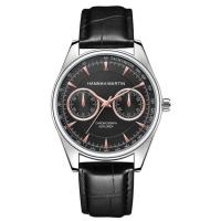 ราคา HANNAH MARTIN UnisexWatch นาฬิกาข้อมือ นาฬิกาสุดหรู รุ่น Fashion HM-KY12-BK/GO สีดำ (MKP1350472)