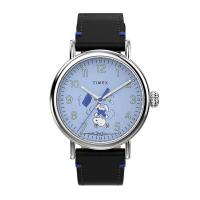 ราคา Timex นาฬิกาข้อมือผู้ชายและผู้หญิง Standard x Peanuts Featuring Snoopy Graduation รุ่น TW2V60300 สายหนัง สีดำ (MKP1605221)