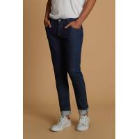 ราคา MC JEANS กางเกงยีนส์ชาย รุ่น MATZ070 ริมแดง (Selvedge Jeans) ทรง Tapeline ทรงกระบอกเล็กค่อนไปทางเดฟ สียีนส์ 31 (MKP0366045)