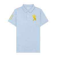 ราคา GIORDANO เสื้อโปโลแขนสั้นผู้ชาย Lycra Pique Embroidery Polo (3D Lion) สีฟ้า Tourmailine S (MKP1860948)