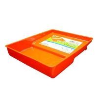 ราคา SOMIC ถาดรองลูกกลิ้งทาสีพลาสติก ขนาด 10 นิ้ว สีส้ม (MKP1178746)