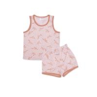 ราคา AUKA ชุดเซ็ทเสื้อกล้าม + กางเกงขาสั้น, เด็ก, Auka Animal Teme, สีส้ม 80 (MKP1861265)