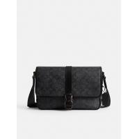 ราคา COACH กระเป๋าใส่เอกสารรุ่น League Messenger Bag In Signature Canvas สีเทา One Size (MKP1862399)