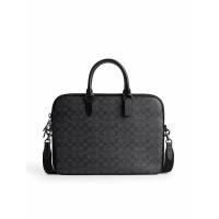 ราคา COACH กระเป๋าใส่เอกสาร/กระเป๋าสะพายข้างรุ่น Gotham Slim Briefcase In Signature Canvas สีเทา One Size (MKP1862401)