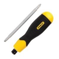 ราคา STANLEY ไขควงสลับหัว (ปากแบน 6 มม. สี่แฉก PH2) 4 นิ้ว รุ่น 65-201 ST สีเหลือง - ดำ (MKP1154788)