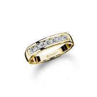 ราคา Jubilee Diamond แหวนเพชร Diamond Line Classic Channel Ring รุ่น RH07323 - Gold 50 (MKP0773336)