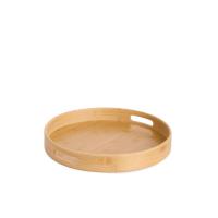 ราคา CENTRAL HOME ถาดไม้ Bamboo ทรงกลม ขนาด 35x35x5 ซม. สีไม้ (CDS14266904)