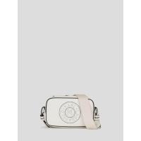 ราคา KARL LAGERFELD กระเป๋า K/CIRCLE PERFORATED CROSSBODY BAG สี OFF WHITE One Size (MKP1780372)