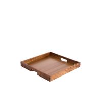 ราคา CENTRAL HOME ถาดไม้ Acacia ทรงเหลี่ยมมีหูจับ ขนาด 38x38x4.5 ซม. สีน้ำตาลอ่อน (CDS14266829)