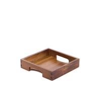 ราคา CENTRAL HOME ถาดไม้ Acacia ทรงเหลี่ยมมีหูจับ ขนาด 20x20x4.5 ซม. สีน้ำตาลอ่อน (CDS14266843)