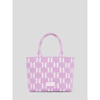 ราคา KARL LAGERFELD กระเป๋า K/MONOGRAM KNIT MEDIUM TOTE BAG สี VIOLETTA One Size (MKP1780380)