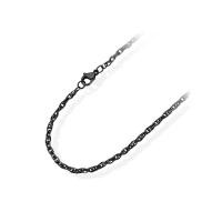 ราคา 555jewelry สร้อยคอ Unisex สแตนเลสสตีล สีดำ 45cm (MKP1767371)