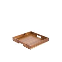 ราคา CENTRAL HOME ถาดไม้ Acacia ทรงเหลี่ยมมีหูจับ ขนาด 33x33x4.5 ซม. สีน้ำตาลอ่อน (CDS14266836)