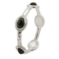 ราคา Finejewelthai กำไลบัวเงิน-นิล-งานสุวัน-กำไลนิล-กำไลเงิน-SWB004on สีเงิน (MKP0704625)