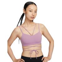 ราคา NIKE สปอร์ตบราผู้หญิง Nike Zenvy Strappy Warp สี Plum Dust/Plum Dust/White L (CDS16372085)