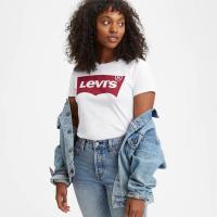 ราคา LEVI'S เสื้อยืด Women's Perfect Tee Batwing Logo รุ่น 17369-0053 สี White L (MKP1435963)