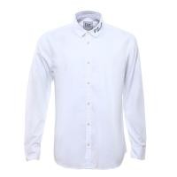 ราคา GUY LAROCHE MENWEAR เสื้อเชิ้ตผู้ชายแขนยาว DAC6252P4WH ขาว L (MKP0923524)