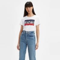 ราคา LEVI'S เสื้อยืด Women's Perfect Tee รุ่น 17369-0297 สี White L (MKP1435962)