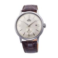 ราคา Orient นาฬิกาข้อมือผู้ชาย Classic Mechanical สายหนัง รุ่น RA-AP0003S สีเบจ (MKP1041033)