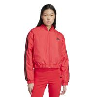 ราคา ADIDAS เสื้อบอมเบอร์แจ็คเก็ตผู้หญิง Essentials 3-Stripes Insulated Crop รุ่น JP1724 สี Pure Ruby L (CDS17598170)