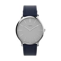 ราคา TIMEX นาฬิกาข้อมือผู้ชาย รุ่น TW2W43800,สาย Leather, สีน้ำเงิน (MKP1772563)