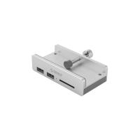 ราคา ORICO ORICO MH2AC-U3 Clip-type USB3.0 HUB with Card Reader Silver (MKP1778676)
