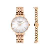 ราคา Lee Cooper Watch นาฬิกาข้อมือผู้หญิง รุ่น LC07857.420 สายสแตนเลส สีโรสโกลด์ (MKP1643116)