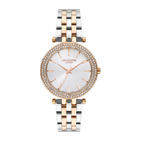 ราคา Lee Cooper Watch นาฬิกาข้อมือผู้หญิง รุ่น LC07864.530 สายสแตนเลส สีเงิน/โรสโกลด์ (MKP1653198)