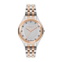 ราคา Lee Cooper Watch นาฬิกาข้อมือผู้หญิง รุ่น LC07867.530 สายสแตนเลส สีเงิน/โรสโกลด์ (MKP1643134)