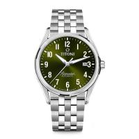 ราคา Titoni นาฬิกา Airmaster Series รุ่น 83906S-700 สีเขียว (MKP1626032)