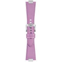 ราคา TISSOT สายนาฬิกาหนัง PRX 35 มม. T852049546 สีชมพู (MKP1741952)
