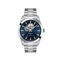 ราคา TISSOT นาฬิกาข้อมือผู้ชาย Gentleman Powermatic 80 Open Heart Automatic T1274071104101 สีน้ำเงิน (MKP1410624)