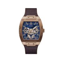 ราคา GUESS นาฬิกาผู้ชาย Genuine leather/Silicone Analog 41.5 mm GW0202G2 (MKP0530239)