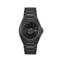 ราคา LACOSTE นาฬิกาข้อมือผู้ชาย LC2011336,สาย Stainless steel, สีดำ (MKP1802526)
