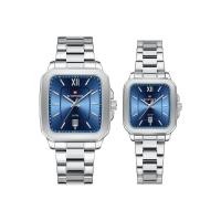 ราคา NAVIFORCE นาฬิกาข้อมือคู่ ผู้หญิง ผู้ชาย NF9239 สายสแตนเลส 35&28 mm สีเงิน หน้าปัดน้ำเงิน (MKP1872707)