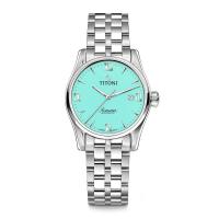 ราคา Titoni นาฬิกา Airmaster Series 23908S-691 สีเทอร์คอยซ์ (MKP1626009)