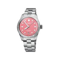 ราคา Oris นาฬิกาข้อมือ Divers Sixty-Five หน้าปัดชมพู (MKP1568297)