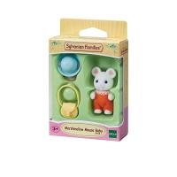 ราคา SYLVANIAN FAMILIES ตุ๊กตามาร์ชแมลโลว์ เมาส์ เบบี้ สีหลากสี (CDS10522134)