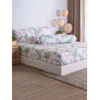 ราคา LUCKY MATTRESS ชุดผ้าปูที่นอน ป้องกันไรฝุ่น Micro Touch Flower Stlye ขนาด 3.5 ฟุต สูง 14 นิ้ว ลาย MD 030 สีแดง (MKP1734004)