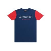 ราคา DUCATI เสื้อยืดสีน้ำเงินสำหรับผู้ชาย DCT52 062 M (MKP1811897)