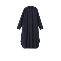 ราคา MUJI ชุดเดรสผู้หญิง แขนยาว คอจีน ผ้าบรอด M (MJT51697266)