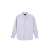 ราคา ELLE HOMME เสื้อเชิ้ตผู้ชาย แขนยาว W8B681 - สีขาว/กรมท่า L (MKP1874459)