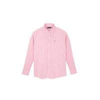 ราคา ELLE HOMME เสื้อเชิ้ตผู้ชาย แขนยาว W8B681 - สีขาว/แดง XXL (MKP1874471)