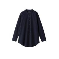 ราคา MUJI เสื้อเชิ้ตผู้หญิง แขนยาว คอจีน ผ้าบรอด M (MJT51697426)